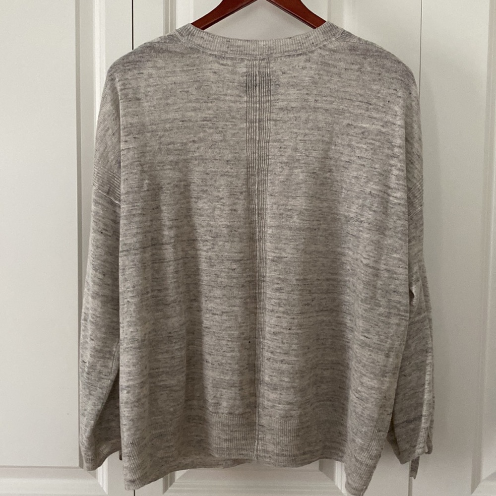 Brochu Walker Tie Sleeve Linen Sweater - Picture 5 of 7